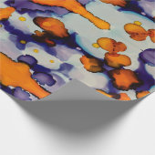 Azure Pumpkin Cadeaupapier (Hoek)