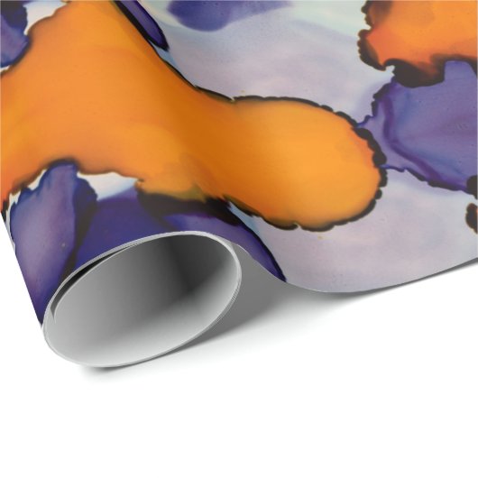 Azure Pumpkin Cadeaupapier (Rol Hoek)