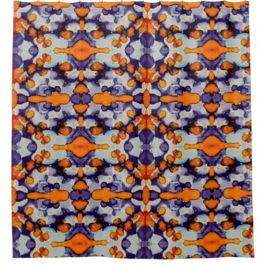 Azure Pumpkin Douchegordijn (Voorkant)