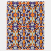 Azure Pumpkin Fleece Deken (Voorkant)