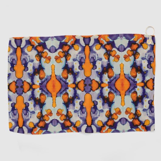 Azure Pumpkin Golfhanddoek (Horizontaal)