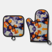 Azure Pumpkin Ovenwant & Pannenlap Set (Voorkant)