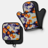 Azure Pumpkin Ovenwant & Pannenlap Set (Voorkant / Achterkant)