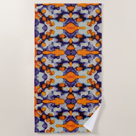 Azure Pumpkin Strandlaken (Voorkant)