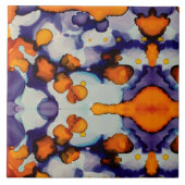 Azure Pumpkin Tegeltje (Voorkant)