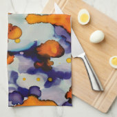 Azure Pumpkin Theedoek (Quarter Fold)