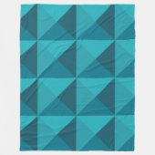 Azure Pyramids Fleece Deken (Voorkant)