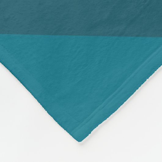 Azure Pyramids Fleece Deken (Hoek)