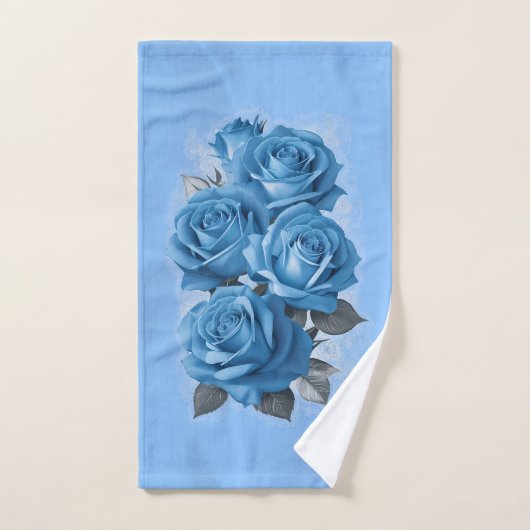 Azure Roos Serenity Bad Handdoek (Handdoek)
