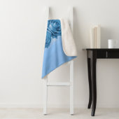 Azure Roos Serenity Sherpa Deken (In situ)