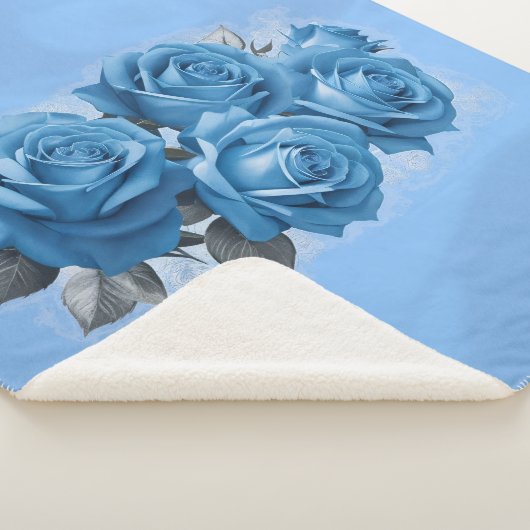 Azure Roos Serenity Sherpa Deken (3/4)