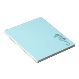 Azure Seahorse Notitieblok