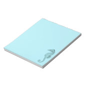 Azure Seahorse Notitieblok (Linkerzijde)