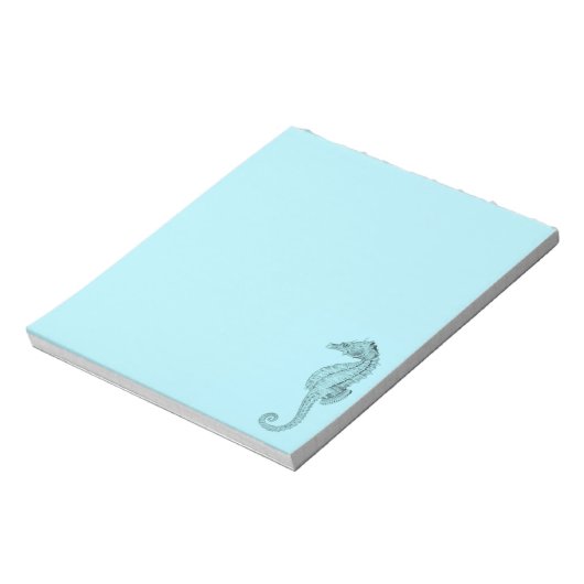 Azure Seahorse Notitieblok (Linkerzijde)