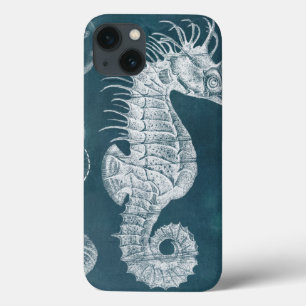 Azure Seahorse Study I iPhone 13 Hoesje