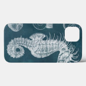 Azure Seahorse Study I Case-Mate iPhone Case (Achterkant (horizontaal))