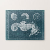Azure Seahorse Study I Legpuzzel (Horizontaal)