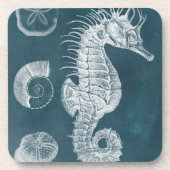 Azure Seahorse Study I Onderzetter (Voorkant)