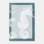 Azure Seahorse Study I Post-it® Notes (Voorkant)