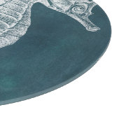 Azure Seahorse Study I Snijplank (Hoek)