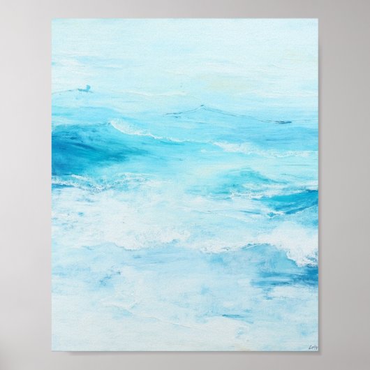 Azure Serenity Poster (Voorkant)