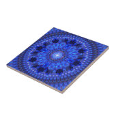 Azure Shield Mandala Tegeltje (Zijkant)