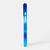 Azure Shift - Dynamische Blau Golf Gradient iPhone 16 Hoesje (Linkerkant)