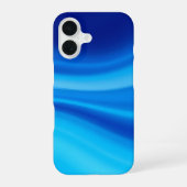 Azure Shift - Dynamische Blau Golf Gradient iPhone 16 Hoesje (Achterkant)