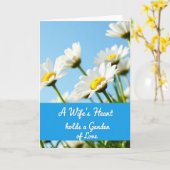 Azure Sky Daisies Moederkaart Kaart (Gele Bloem)