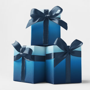 Azure Sky to Ocean Blue Ombre Cadeaupapier