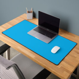 Azure Solid Color Desk Mat