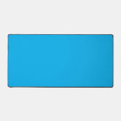 Azure Solid Color Desk Mat (Voorkant)
