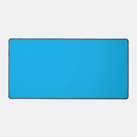 Azure Solid Color Desk Mat (Voorkant)
