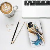 Azure Splash - Dynamische Abstract Design Phone-ca Case-Mate iPhone Case