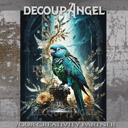 Azure Splendor - Decoupage - Tissuepapier