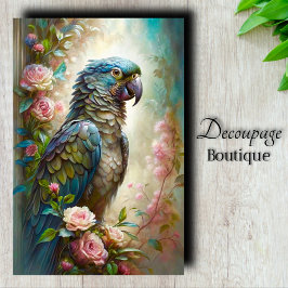 Azure Splendor Decoupage Tissuepapier