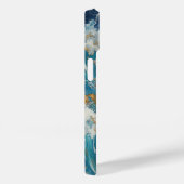 🐅 Azure Stride iPhone Hoesje (Achterkant / Rechts)