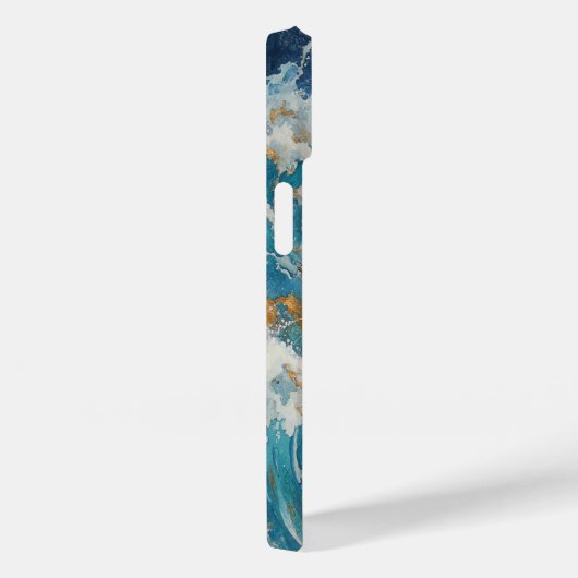 🐅 Azure Stride iPhone Hoesje (Achterkant / Rechts)