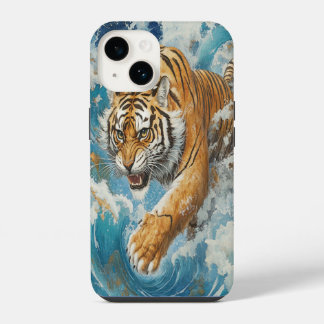 🐅 Azure Stride iPhone Hoesje iPhone 14 Hoesje