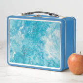 Azure Swirl Lunch Box (In situ)