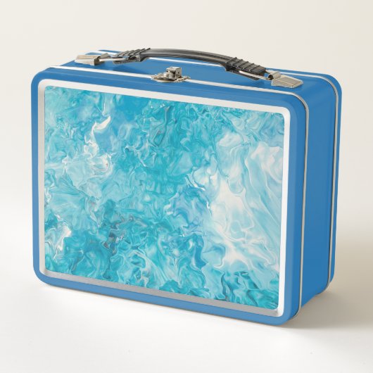 Azure Swirl Lunch Box (Voorkant)