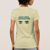 AZURE – T-shirt voor dames met oogdesign op de rug (Achterkant)