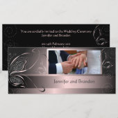 Azure Trouw Uitnodiging (Voorkant / Achterkant)