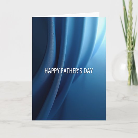 Azure Vaderdag Drape Card Kaart (Voorkant)