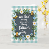Azure Vaderdag Guirlande Kaart (Gele Bloem)
