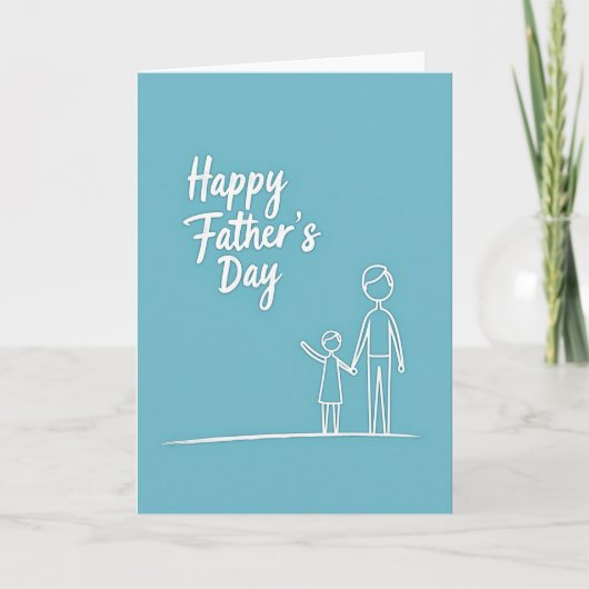 Azure Vadersdag Obligatiekaart Kaart (Voorkant)
