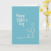 Azure Vadersdag Obligatiekaart Kaart (Gele Bloem)