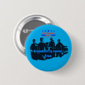 Azure Verdedigers van de Vrijheid Ronde Button 5,7 Cm (Voorkant /achterkant)