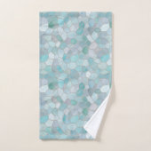 Azure Verdigris Mosaic Bad Handdoek (Handdoek)