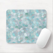 Azure Verdigris Mosaic Muismat (Met muis)